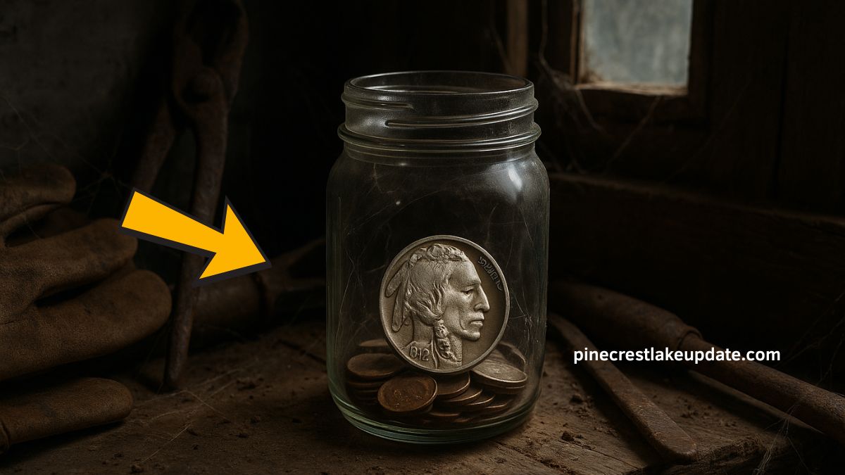 1918/7-D Buffalo Nickel Hidden In Mason Jar In Garden Shed Sells For $96,000