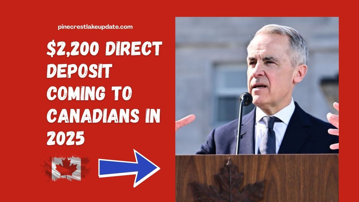 $2,200 Direct Deposit Coming to Canadians in 2025 – Check Eligibility and Payment Dates Now