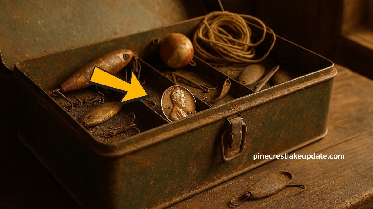 Grandfather's Tackle Box Yields 1943 Bronze Penny Worth A Fortune!