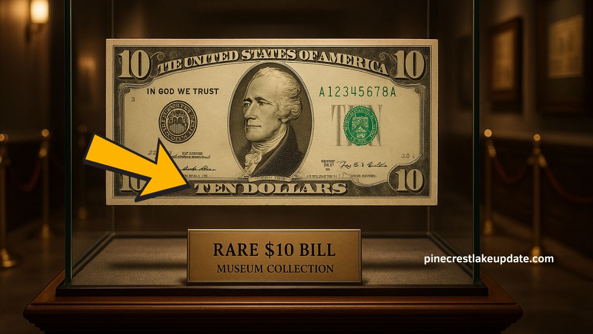 Rare $10 Bill With Unique Serial Number Goes Viral – Now Locked Away In A Museum Forever!