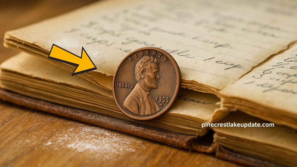 Rare 1955 Doubled Die Penny Found In Grandma’s Recipe Book Fetches $110,000